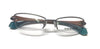 Koali 6125K Eyeglasses / Matte Peach W / Teal Temples / Size M