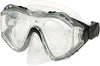 Leader xRx Adult Dive Swim Mask / Silver