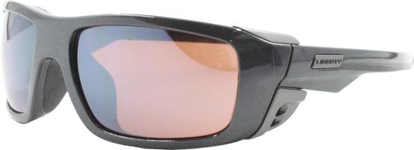 Liberty Sport Throttle Sunglasses / Shiny Gunmetal / Black / Ultimate Driver / Size 61