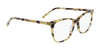 Marchon NYC 5507 Eyeglasses / Amber Crystal/Horn / Size 51