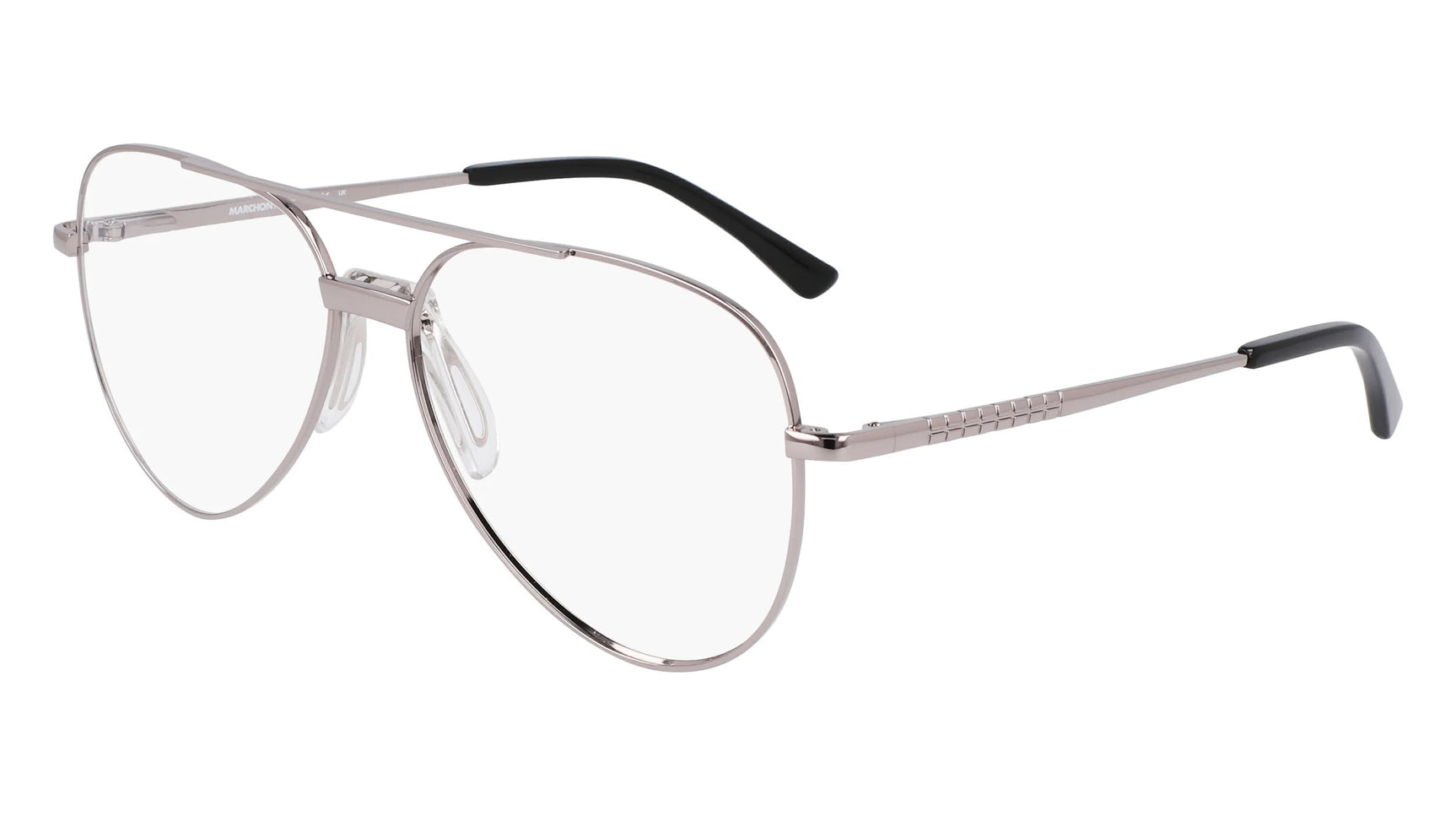 Marchon NYC M-9008 Eyeglasses Shiny Gunmetal Marchon NYC M-9008 Eyeglasses Shiny Gunmetal