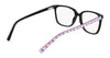 Marchon NYC 5022 Eyeglasses | Size 53 / Black/Lilac Mosaic