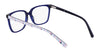 Marchon NYC 5022 Eyeglasses | Size 53 / Black/Lilac Mosaic