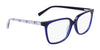 Marchon NYC 5022 Eyeglasses | Size 53 / Black/Lilac Mosaic