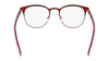 Marchon NYC M-4023 Eyeglasses | Size 49 / Matte Black / Lilac Mosaic