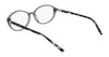 Marchon NYC 5025 N Eyeglasses | Size 55 / Crystal Brown/Brown Marble