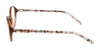 Marchon NYC 5025 N Eyeglasses | Size 55 / Crystal Brown/Brown Marble