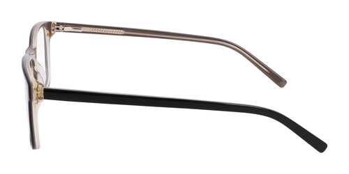 Marchon NYC 3030 Eyeglasses / Size 54 / Black/Grey/Crystal Laminate