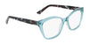 Marchon NYC 5041 Eyeglasses | Size 54 / Aqua Crystal