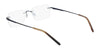 Pure AIRLOCK REFINE Eyeglasses / Silver / Size 52