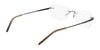 Pure AIRLOCK REFINE Eyeglasses / Silver / Size 52