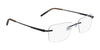 Pure AIRLOCK REFINE Eyeglasses / Silver / Size 52