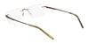 Pure AIRLOCK REFINE Eyeglasses / Silver / Size 52