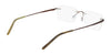 Pure AIRLOCK REFINE Eyeglasses / Silver / Size 52