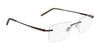 Pure AIRLOCK REFINE Eyeglasses / Silver / Size 52