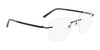 Pure AIRLOCK BRACE Eyeglasses / Black / Size 54