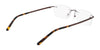 Pure AIRLOCK BRACE Eyeglasses / Black / Size 54