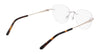 Pure AIRLOCK PATINA Eyeglasses / Gold / Size 53