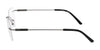 Pure AIRLOCK CROP Eyeglasses / Satin Gunmetal / Size 54