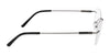 Pure AIRLOCK CROP Eyeglasses / Satin Gunmetal / Size 54