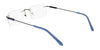 Pure AIRLOCK CROP Eyeglasses / Satin Gunmetal / Size 54