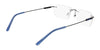 Pure AIRLOCK CROP Eyeglasses / Satin Gunmetal / Size 54