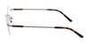 Pure AIRLOCK CROP Eyeglasses / Satin Gunmetal / Size 54