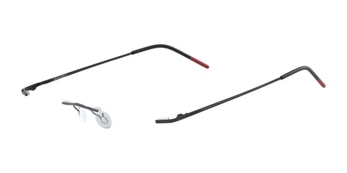 Pure AIRLOCK WISDOM CHASSIS Eyeglasses / Size S1 / Satin Black