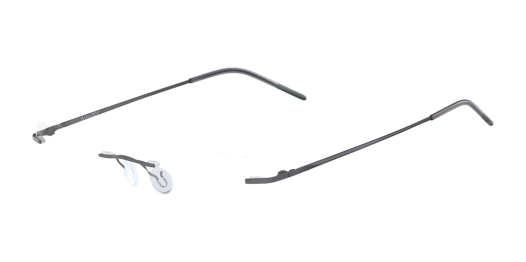 Pure AIRLOCK WISDOM CHASSIS Eyeglasses Satin Grey Moss Pure AIRLOCK WISDOM CHASSIS Eyeglasses Satin Grey Moss