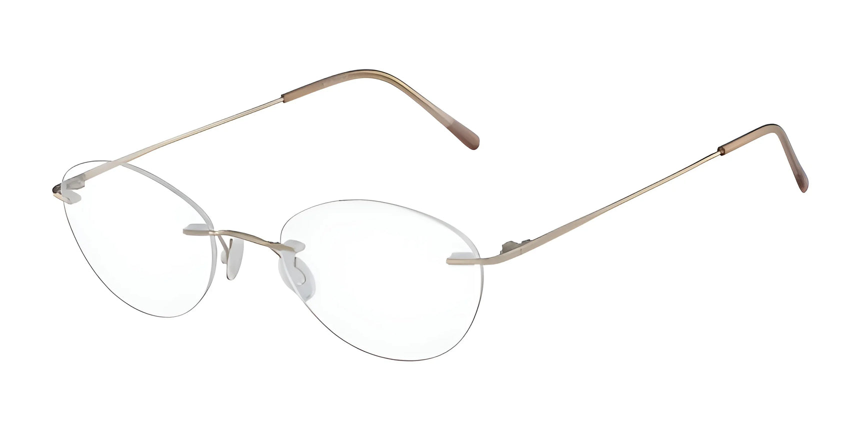 Pure AIRLOCK SEVEN-SIXTY CHASSIS Eyeglasses Gold Sand Pure AIRLOCK SEVEN-SIXTY CHASSIS Eyeglasses Gold Sand