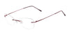 Pure AIRLOCK SEVEN-SIXTY CHASSIS Eyeglasses / Burgundy / Size S1
