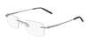 Pure AIRLOCK REFINE Eyeglasses / Silver / Size 52