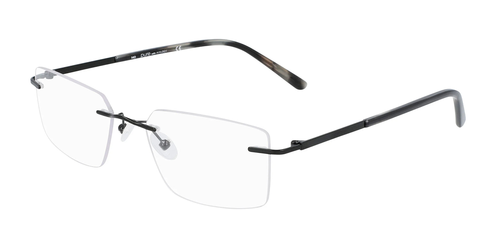 Pure AIRLOCK PROSPER Eyeglasses Black Pure AIRLOCK PROSPER Eyeglasses Black