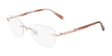 Pure AIRLOCK CHARMED Eyeglasses Semi Matte Rose Gold Pure AIRLOCK CHARMED Eyeglasses Semi Matte Rose Gold
