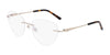 Pure AIRLOCK PATINA Eyeglasses / Gold / Size 53