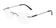 Pure AIRLOCK CROP Eyeglasses Satin Gunmetal Pure AIRLOCK CROP Eyeglasses Satin Gunmetal