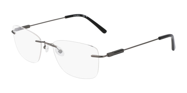 Pure AIRLOCK CROP Eyeglasses / Satin Gunmetal / Size 54