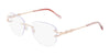 Pure AIRLOCK JADE Eyeglasses / Rose Gold / Size 54