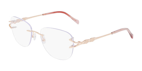 Pure AIRLOCK JADE Eyeglasses / Rose Gold / Size 54
