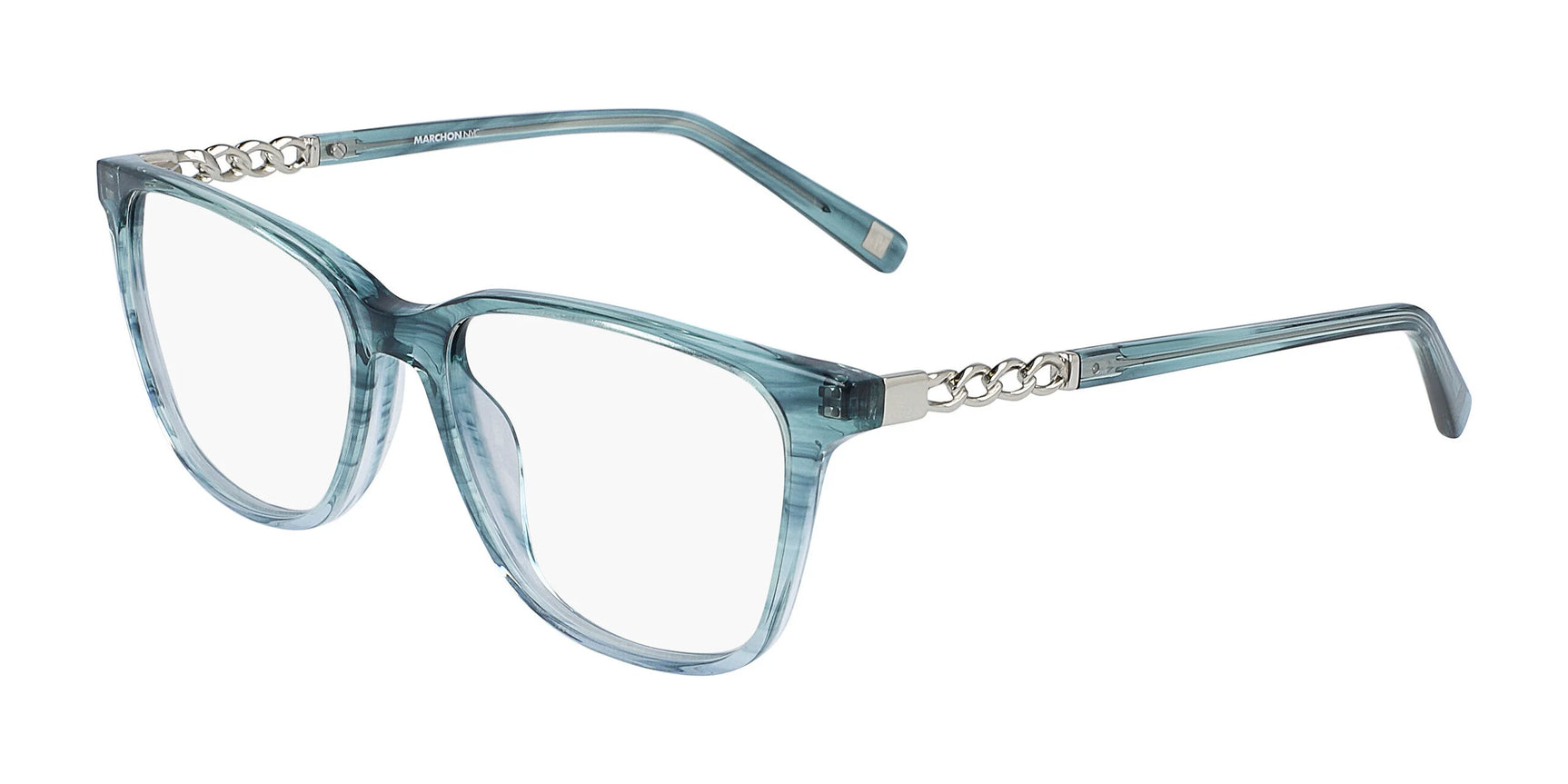 Marchon NYC 5008 Eyeglasses Teal Marchon NYC 5008 Eyeglasses Teal