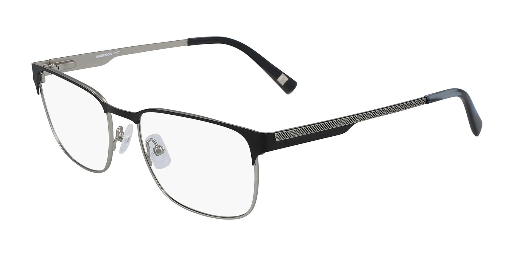 Marchon NYC 2013 Eyeglasses Black / Light Gunmetal Marchon NYC 2013 Eyeglasses Black / Light Gunmetal