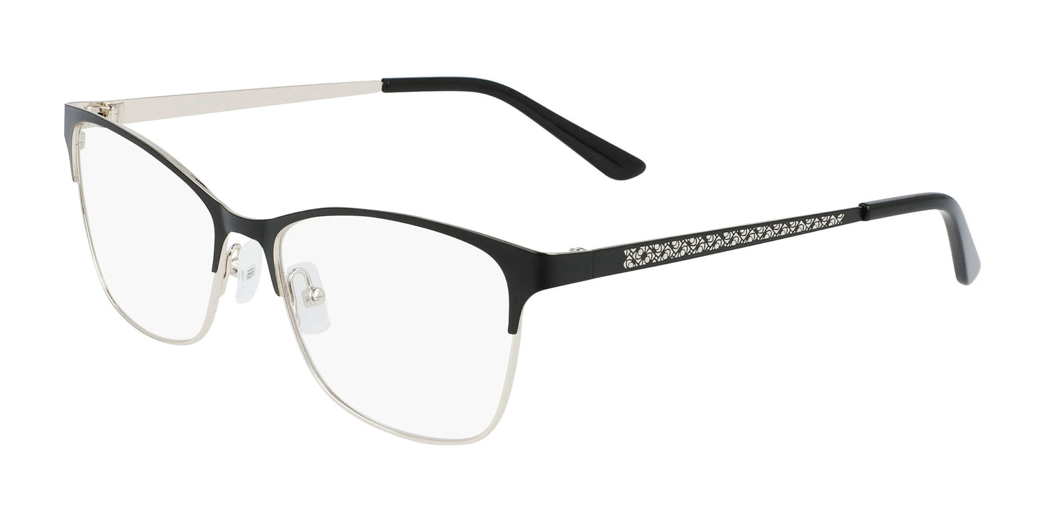 Marchon NYC 4009 Eyeglasses Matte Black / Gold Marchon NYC 4009 Eyeglasses Matte Black / Gold