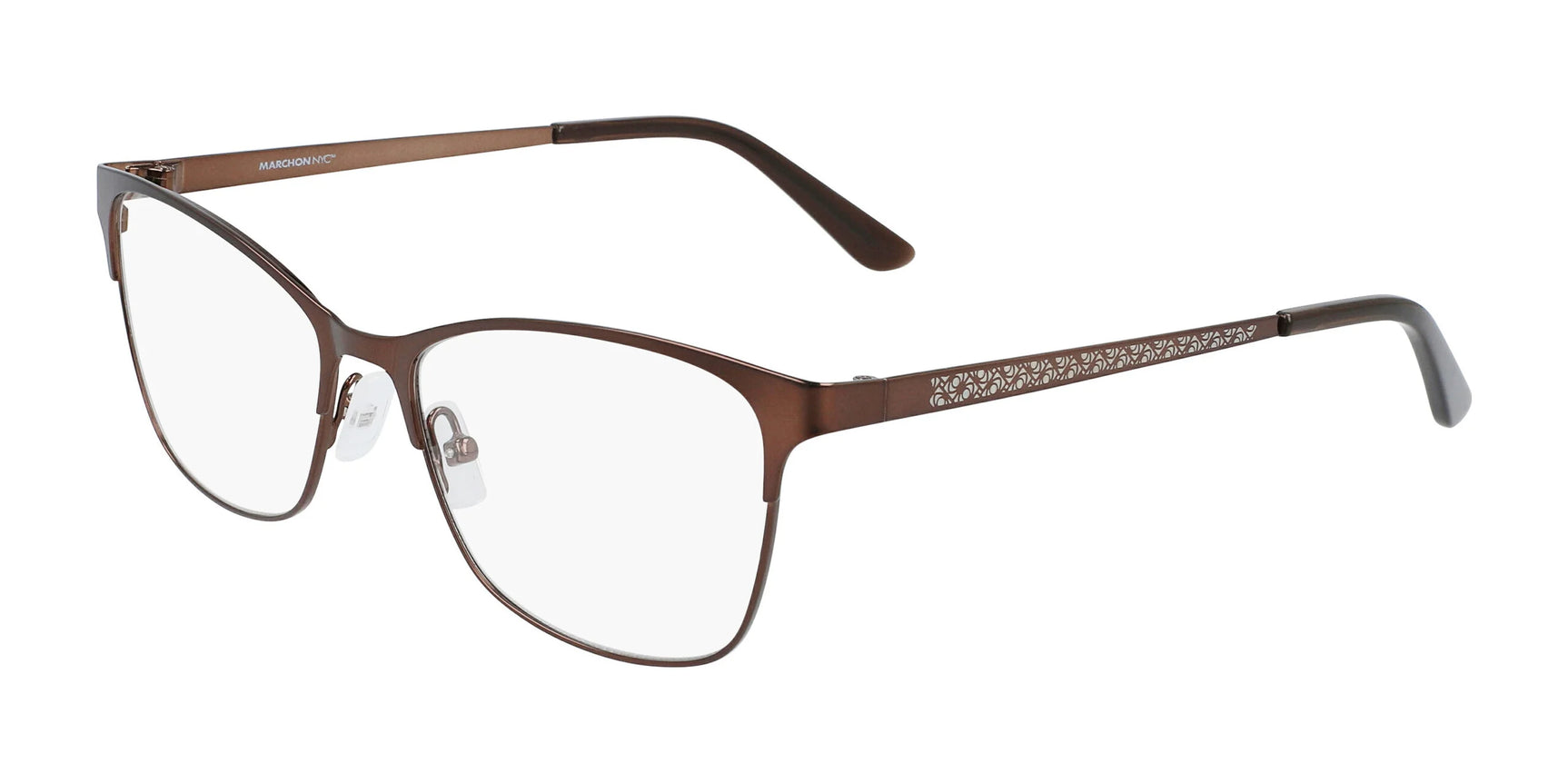 Marchon NYC 4009 Eyeglasses Matte Brown Marchon NYC 4009 Eyeglasses Matte Brown