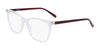 Marchon NYC 5507 Eyeglasses / Clear Crystal/Horn / Size 51