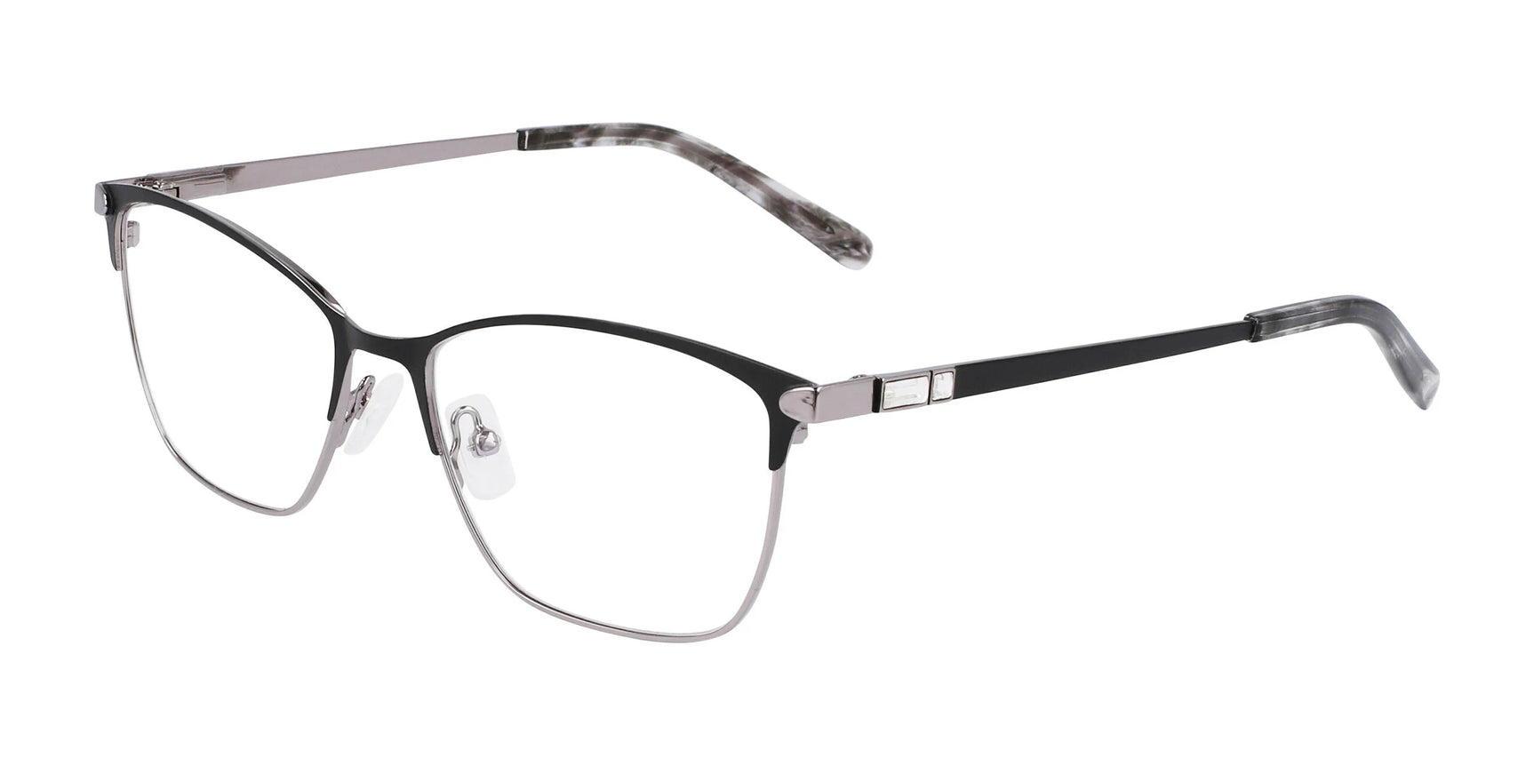 Marchon NYC 4019 Eyeglasses Black / Gun Marchon NYC 4019 Eyeglasses Black / Gun