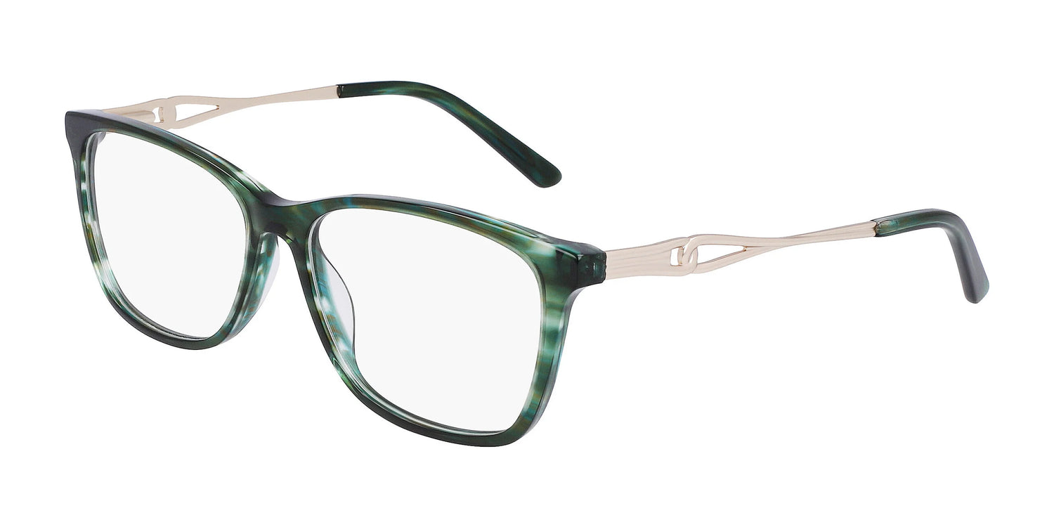 Marchon NYC 5020 Eyeglasses Emerald Horn Marchon NYC 5020 Eyeglasses Emerald Horn