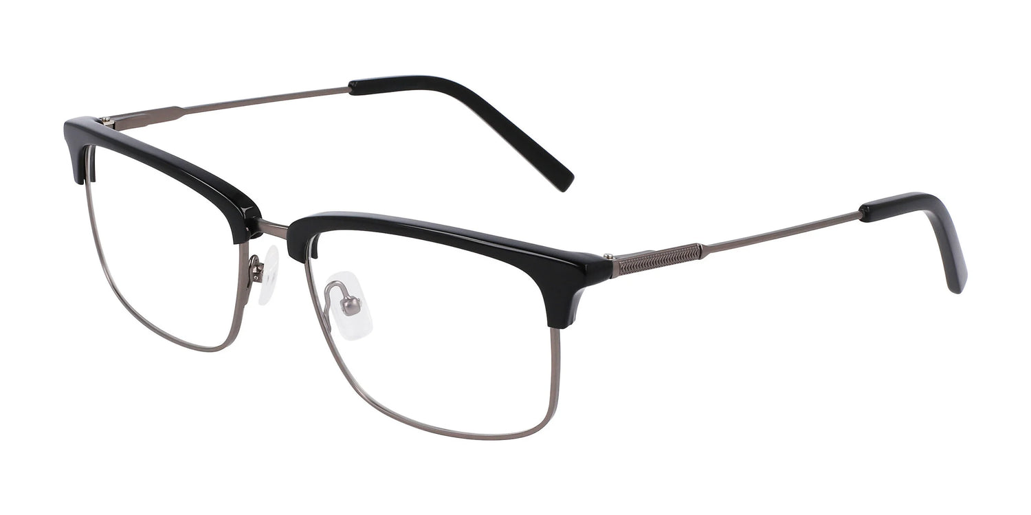 Marchon NYC 2028 Eyeglasses Black / Matte Gun Marchon NYC 2028 Eyeglasses Black / Matte Gun