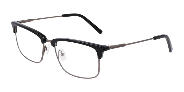 Marchon NYC 2028 Eyeglasses | Size 54 / Black/Matte Gun