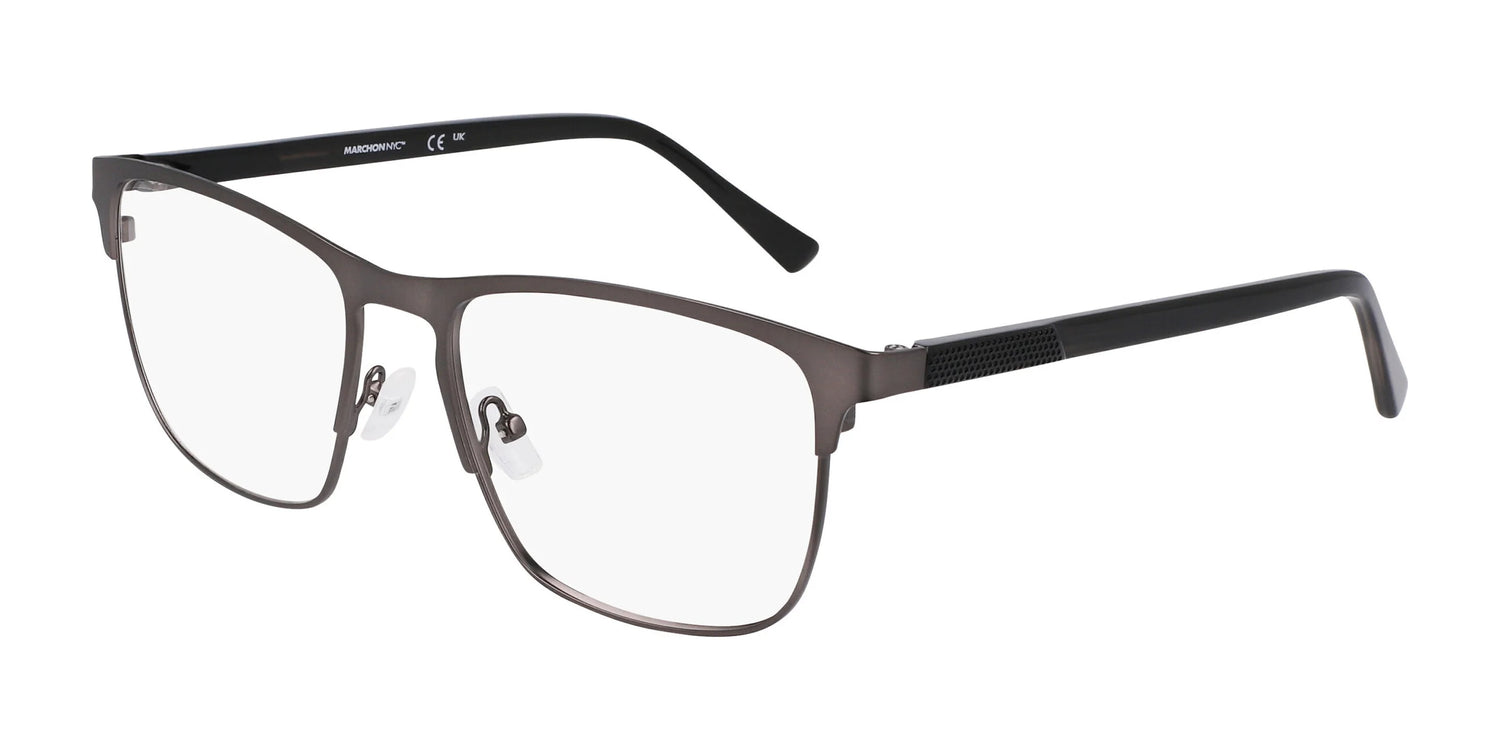 Marchon NYC 2031 Eyeglasses Matte Dark Gunmetal Marchon NYC 2031 Eyeglasses Matte Dark Gunmetal