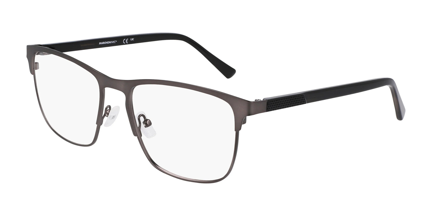 Marchon NYC 2031 Eyeglasses Matte Dark Gunmetal Marchon NYC 2031 Eyeglasses Matte Dark Gunmetal